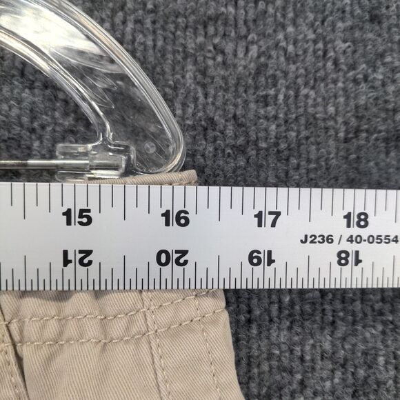 Eddie Bauer Womens Blakely Chino Shorts Tan Size 10 Slash Pockets Cotton - Picture 4 of 12